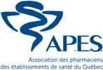 Association des pharmaciens des établissements de santé du Québec logo