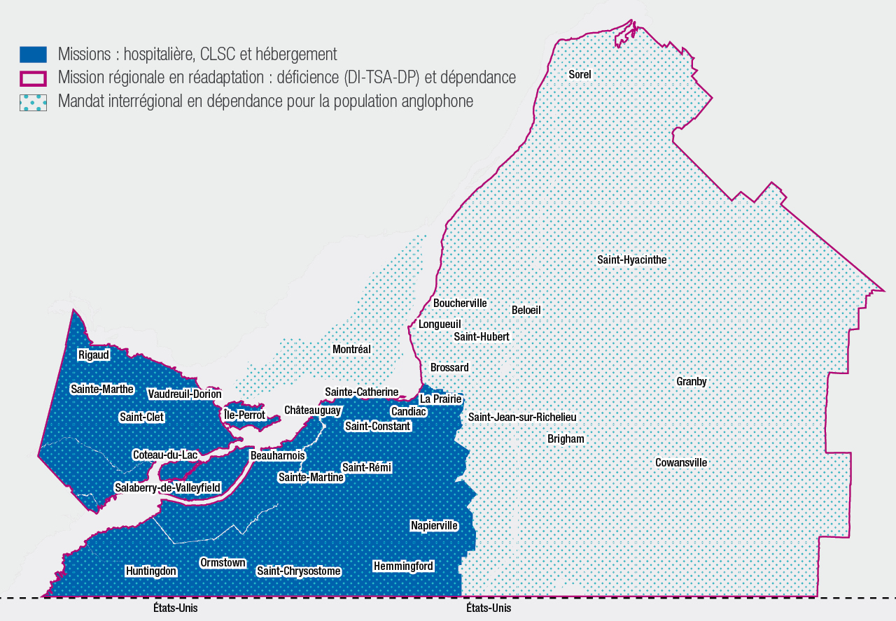 Territoire du CISSSMO Territoire du CISSSMO